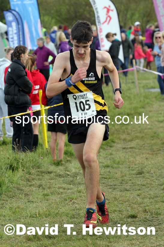 Senior mens 2021 North Eastern Harrier League, Druridge Bay. Photo: David T. Hewitson/Sports for All Pics